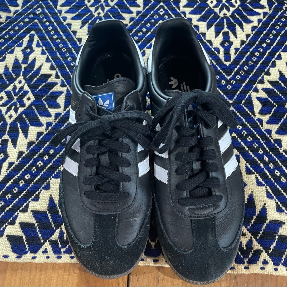 Adidas Black and White Sneakers